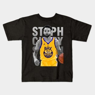 Stephen Curry WPAP Kids T-Shirt